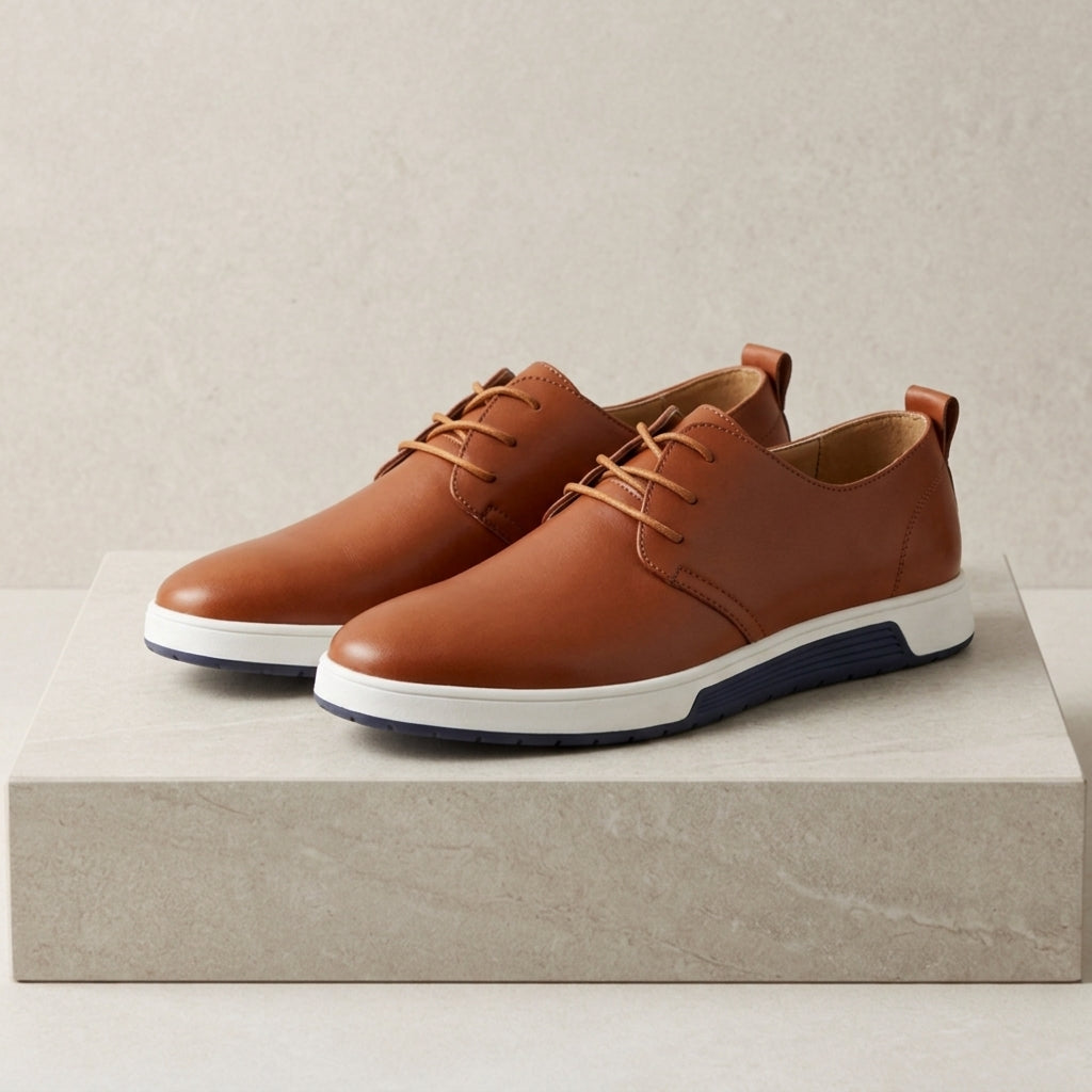 Nico Perforated Leather Sneakers