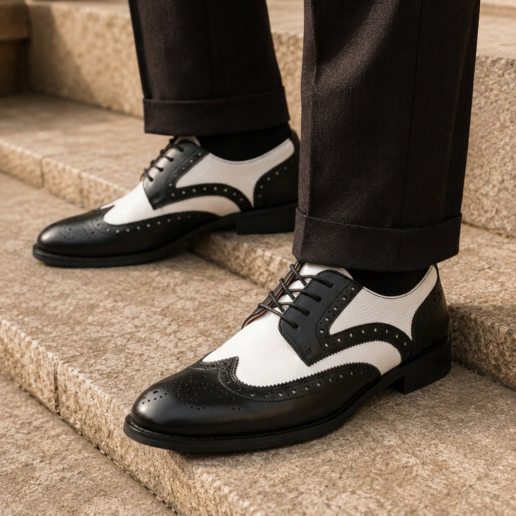 Castellano Brogue Oxford Shoes
