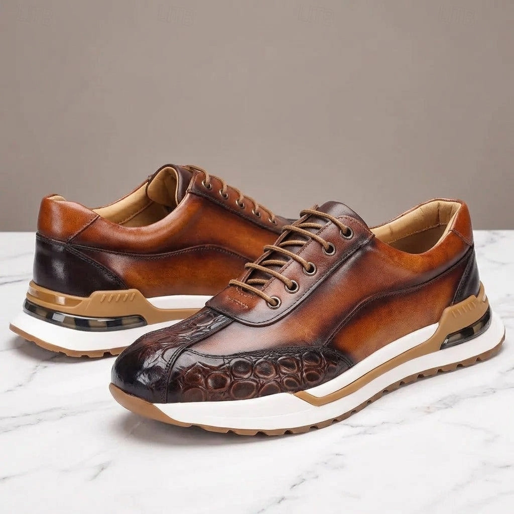 Corvino Men's Leather Sneakers