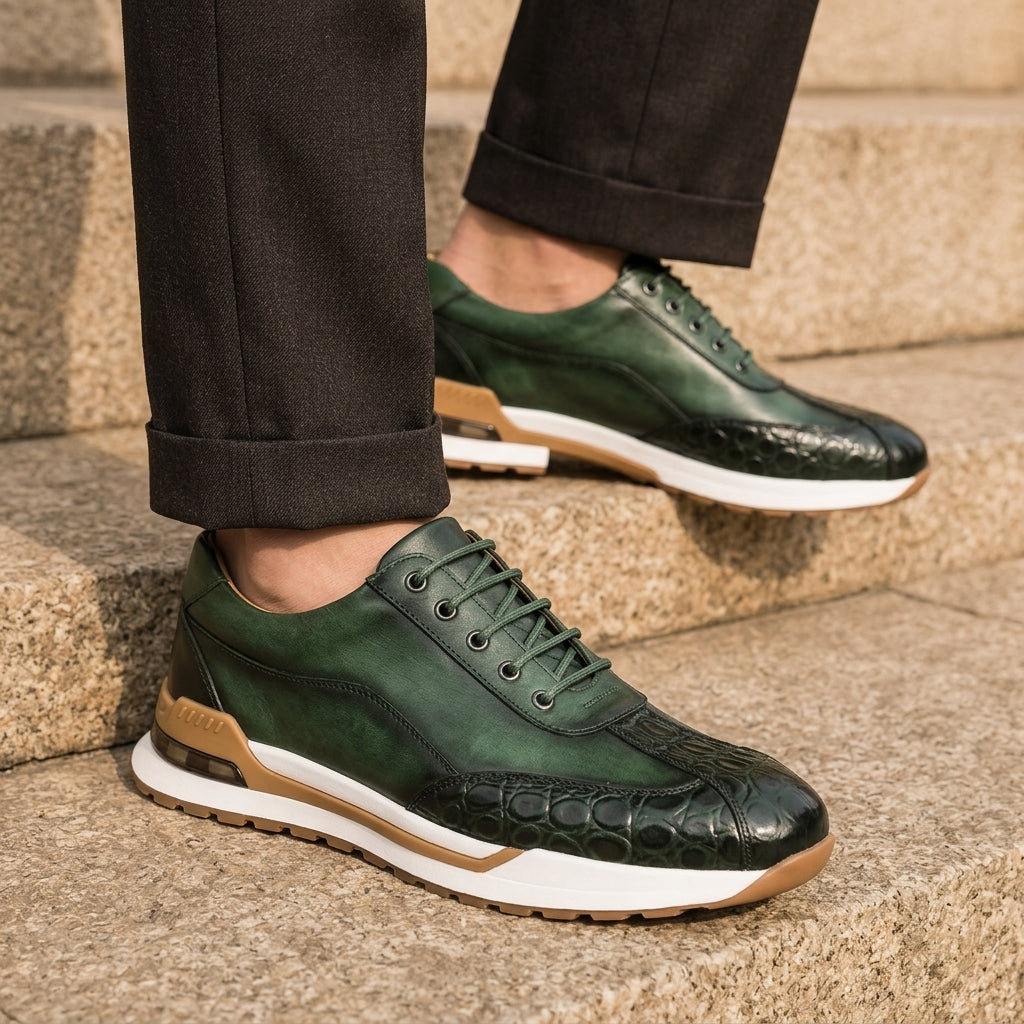 Corvino Men's Leather Sneakers