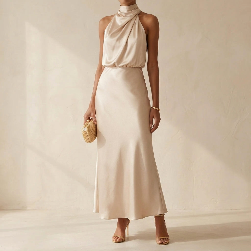 Emilia Women's Satin Dress