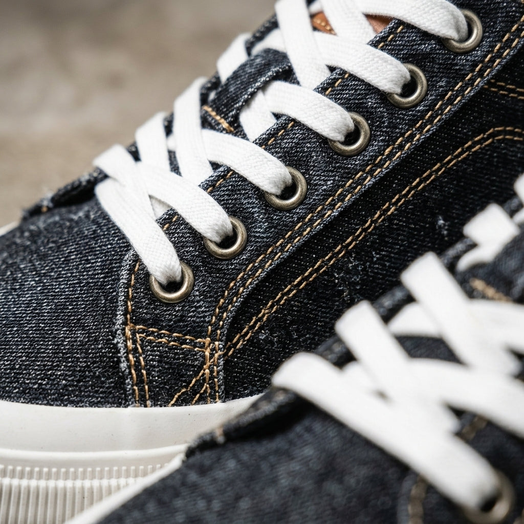 Amalfi Washed Denim Sneakers