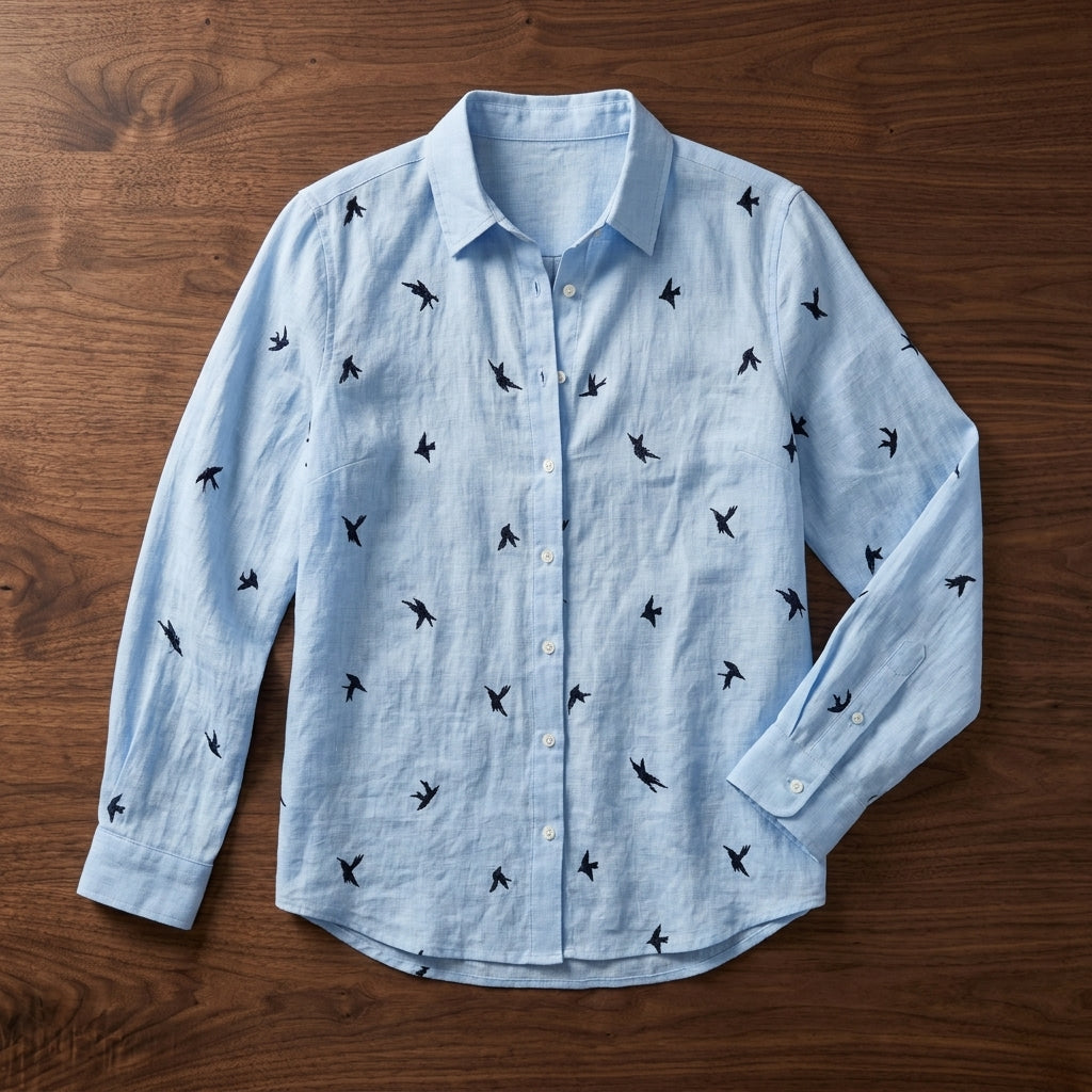 Ariella Women's Lightweight Linen Blouse