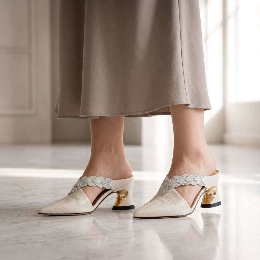 Serena Women's Leather Mules