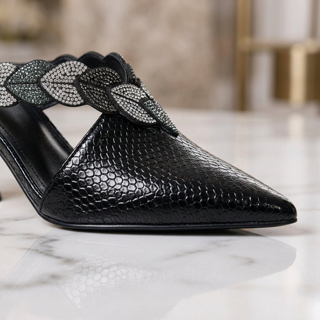 Serena Women's Leather Mules