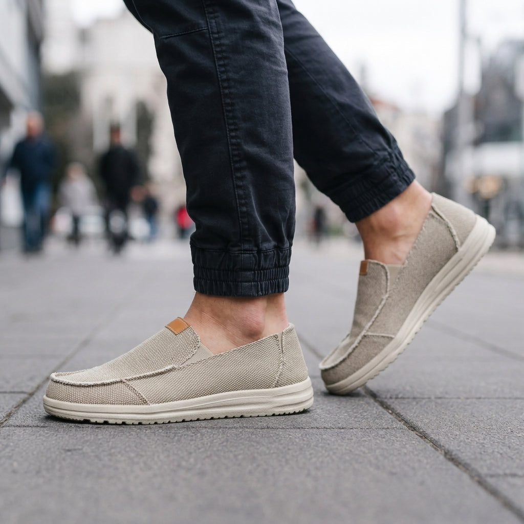 Santoro Men's Canvas Loafers