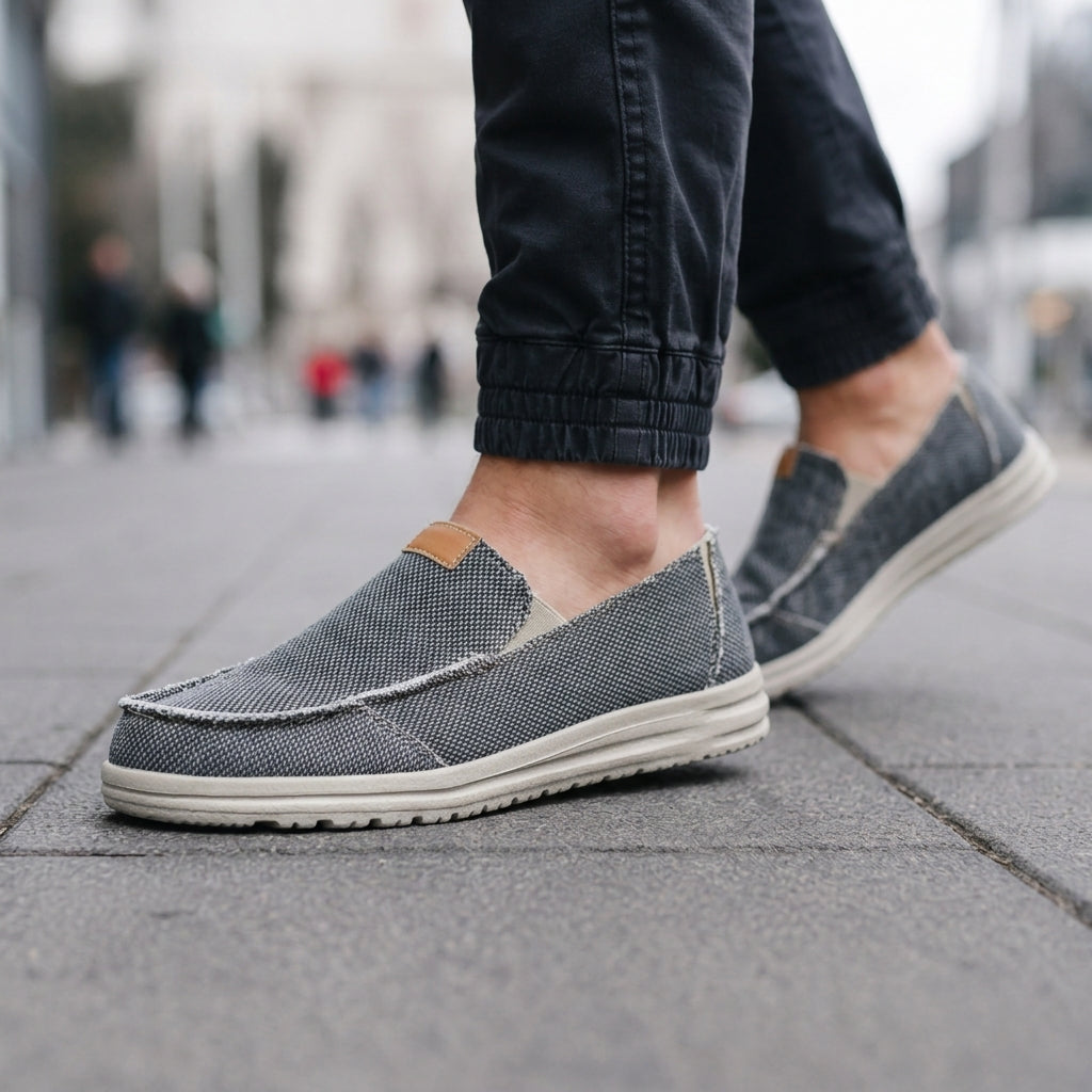 Santoro Men's Canvas Loafers