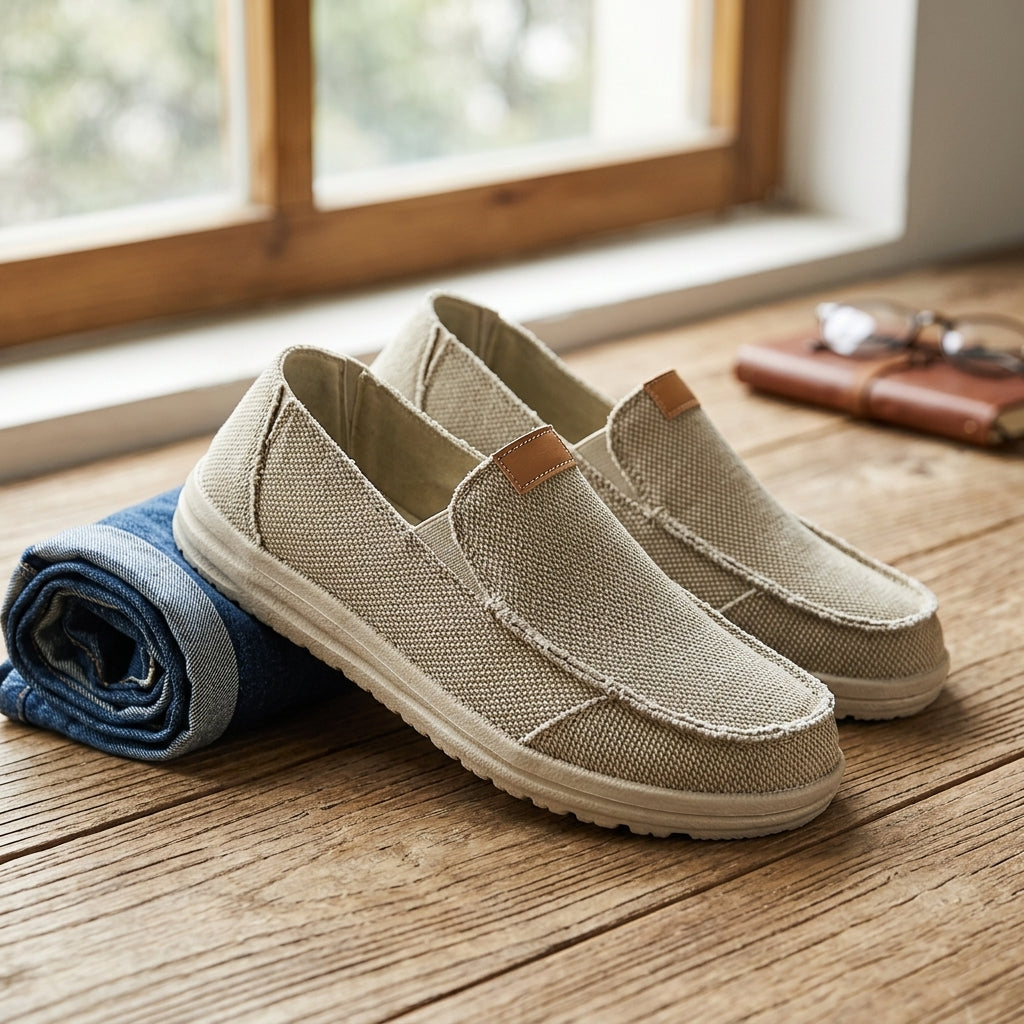 Santoro Men's Canvas Loafers