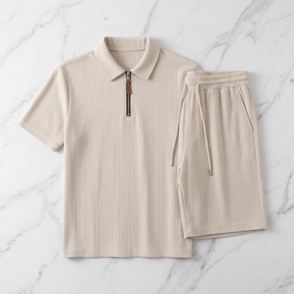 Harrington Men's Matching Polo & Shorts Set