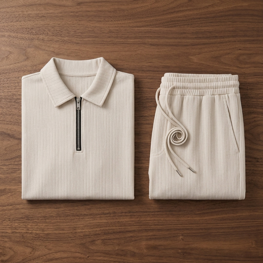 Harrington Men's Matching Polo & Shorts Set
