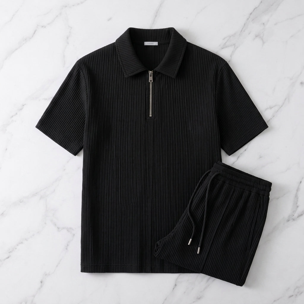 Harrington Men's Matching Polo & Shorts Set