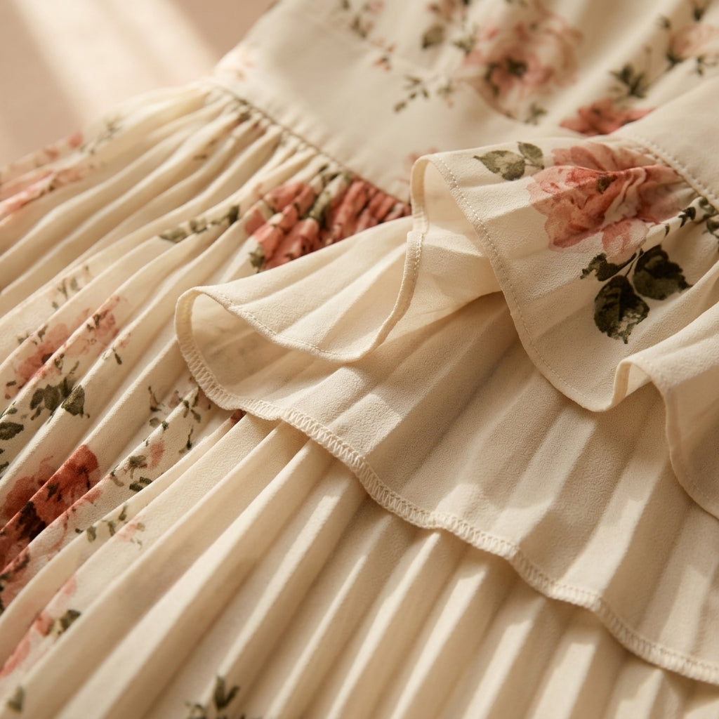 Edwina Pleated Maxi Dress