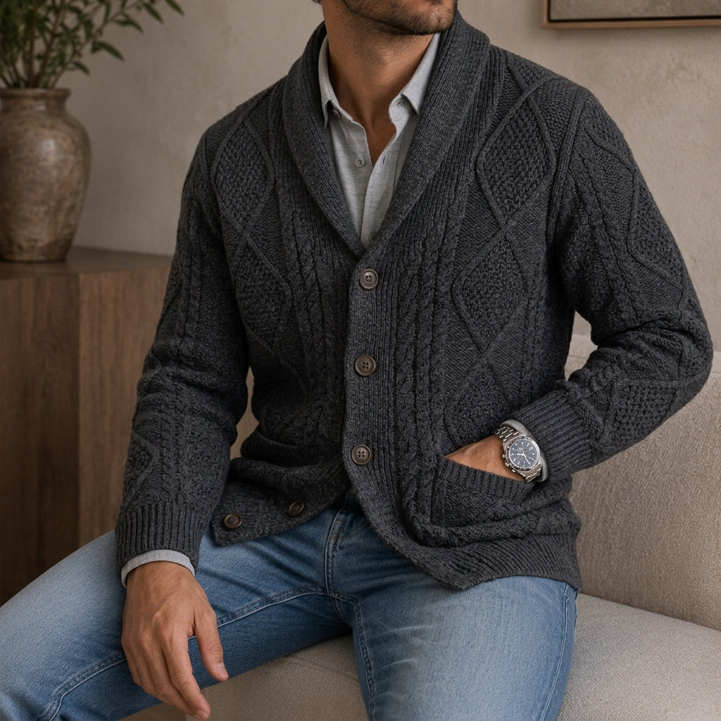 Cardew Men's Wool Cardigan