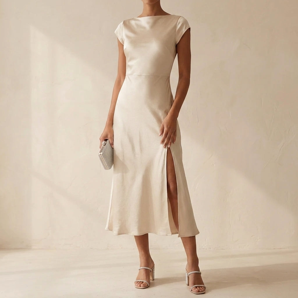 Vivien Midi Slip Dress