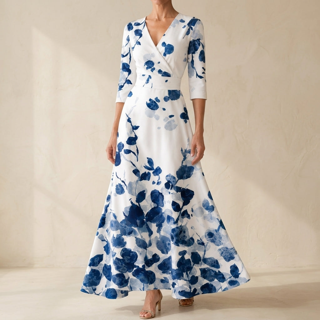 Mariposa Wrap Maxi Dress