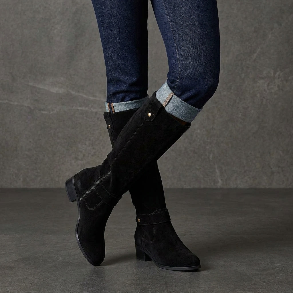 Isabetta Knee-High Suede Boots