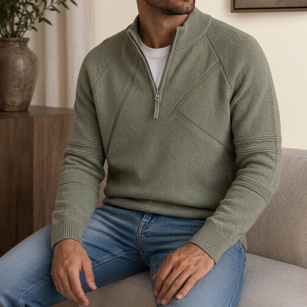 Valenti Cotton Quarter Zip