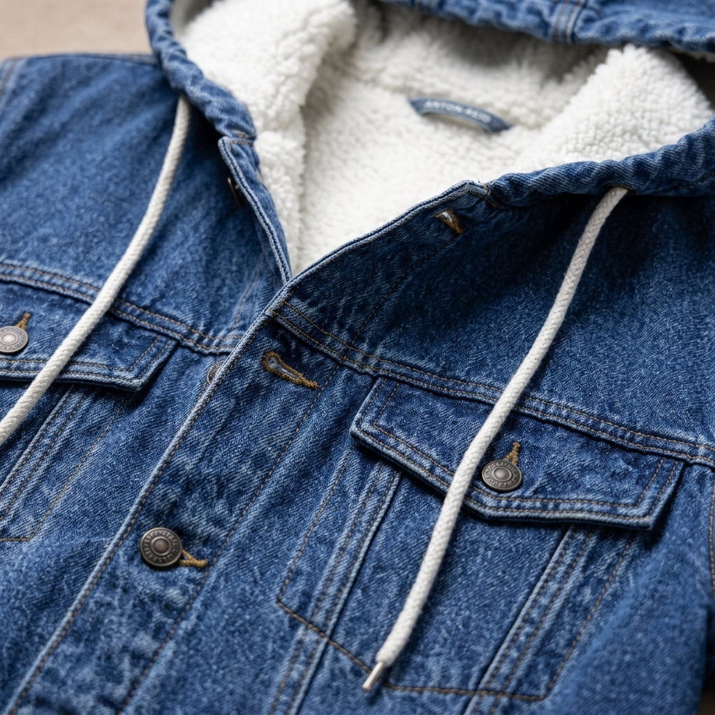 Alverio Sherpa Lined Denim Jacket