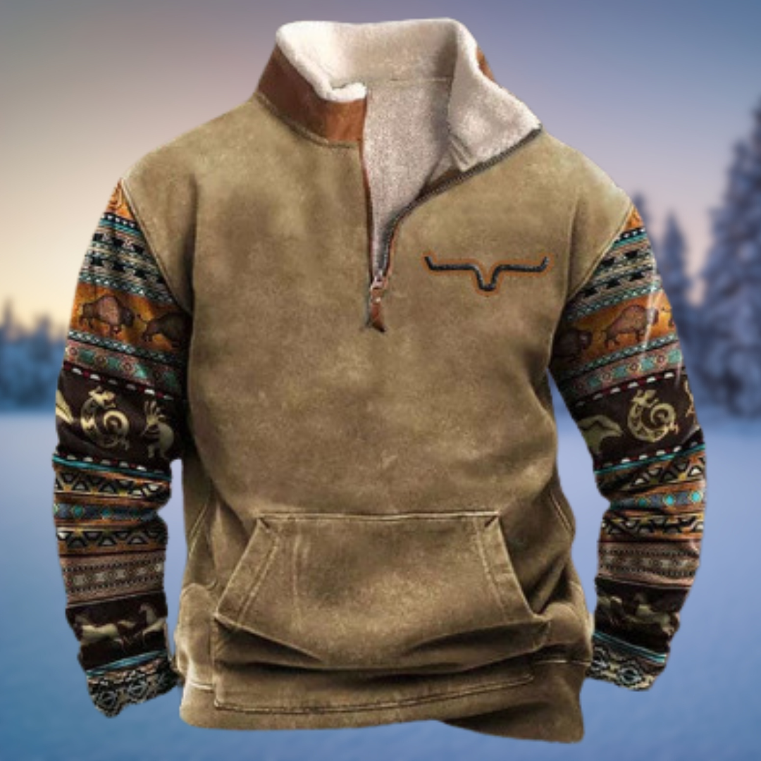 Emil | Mens Winter Sweater with Half-Zip — Relaxed Everyday Knit in 5 Styles | Westmere