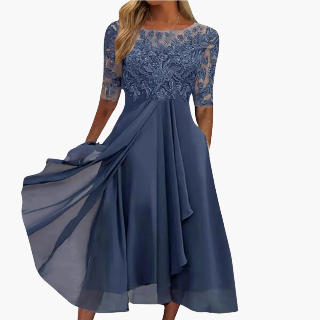 Kayla | Lace Embroidered Dress