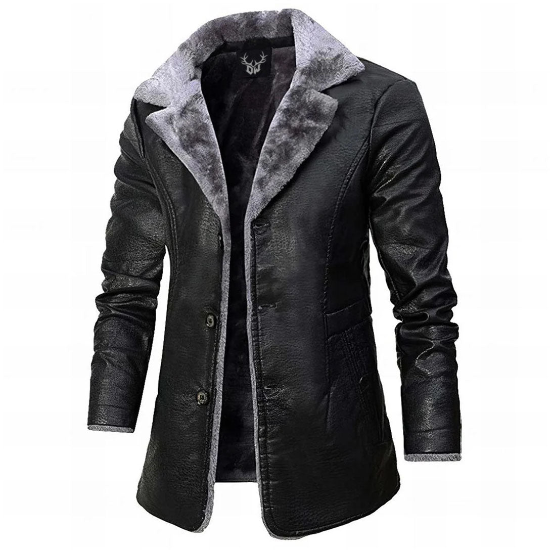 Laurent Monaco · Stylish Casual Leather-Like Jacket
