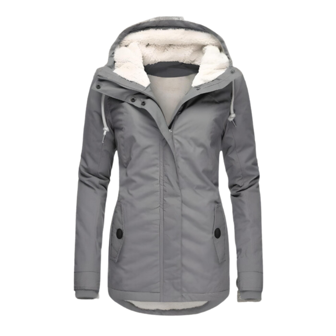 Women's Parka with Water Repellent and Hood | Thermal Lining | For Winter | Size S-3XL