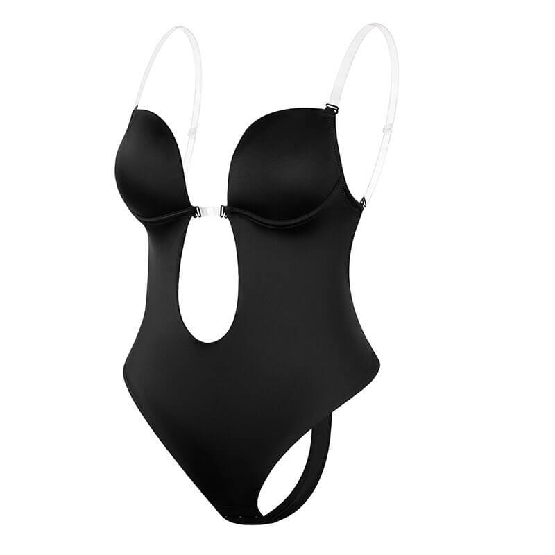 Women's Contour Support Bodysuit – Low Back Shaping Fitted Bodysuit