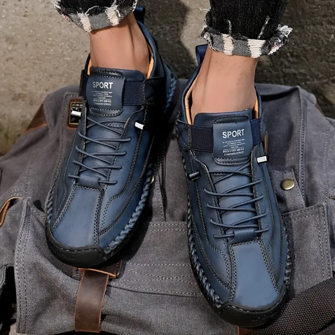 Marshall | Men's Orthopedic Leather-Like Shoes
