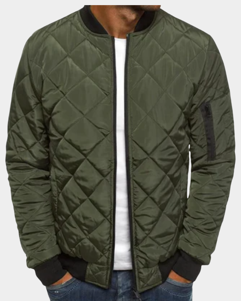 Andrew | Mens Quilted Bomber Jacket — Quilted Bomber Classic in 6 Colors S–3XL | Westmere