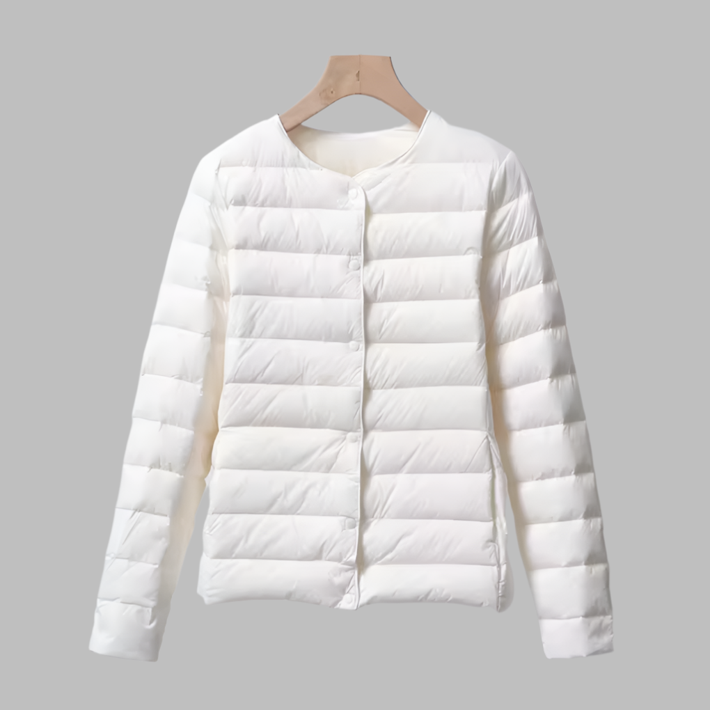 Women's Ultralight Collarless Puffer Jacket Packable