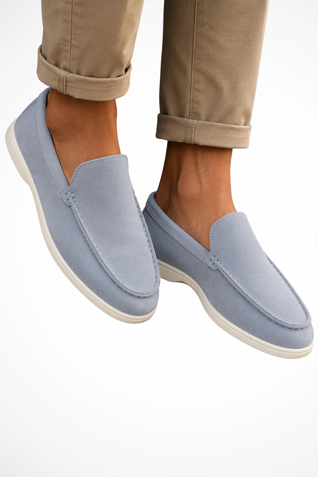Men's Slip-On Loafers, Moc Toe, Low Profile Sole