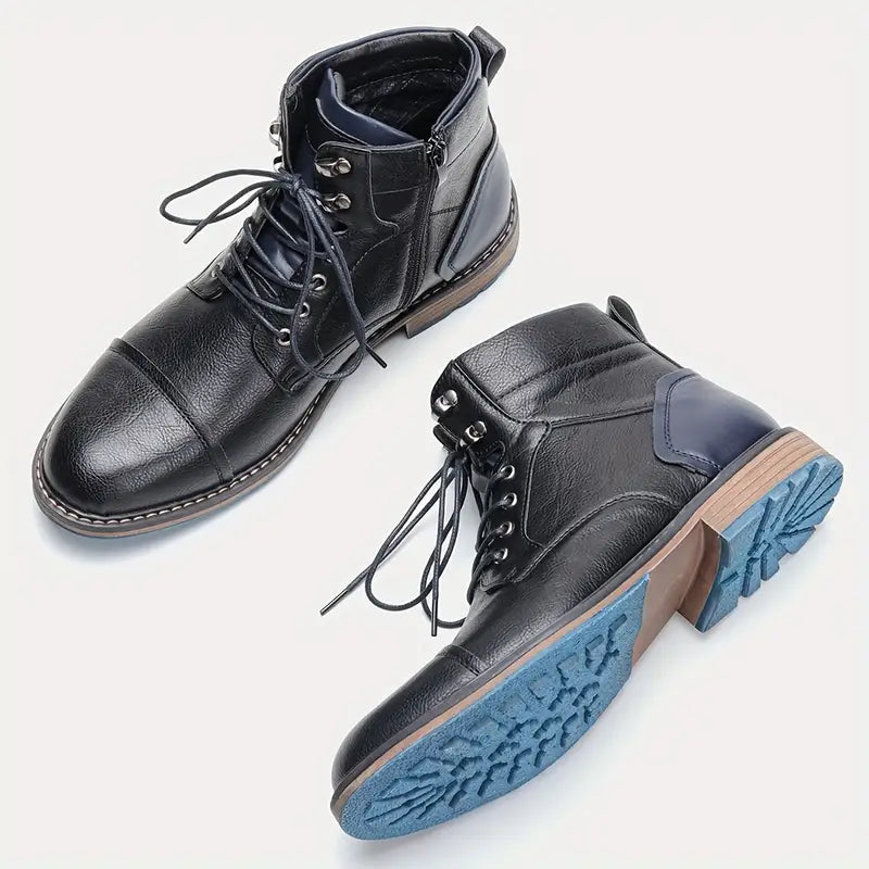 Nathan | Voyager Durable Leather-Like Boots