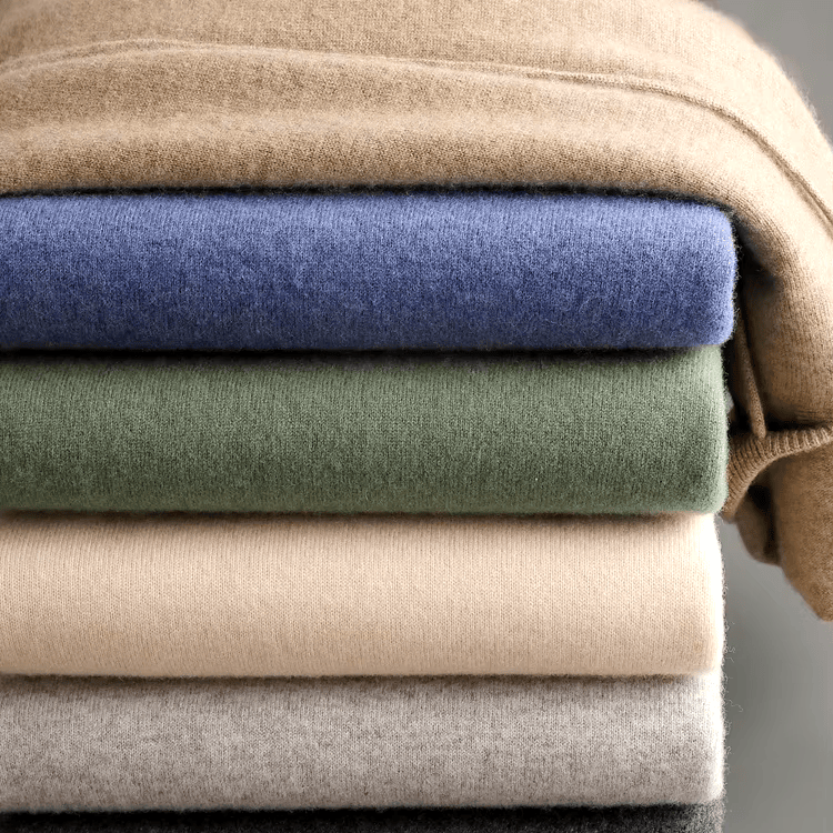 Luke | Mens Merino Wool Hoodie | Soft, Breathable Yet Warm, Single-Thread Design | Khaki, Light Gray and More XS-2XL