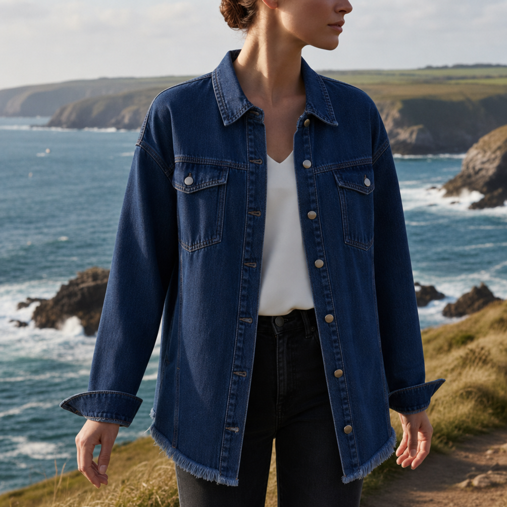 Porquerolles Oversized Denim Jacket