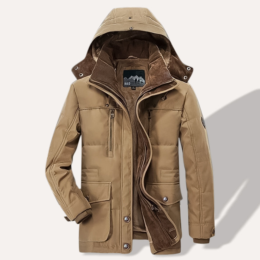 Men's Jacket with Hood and Lining