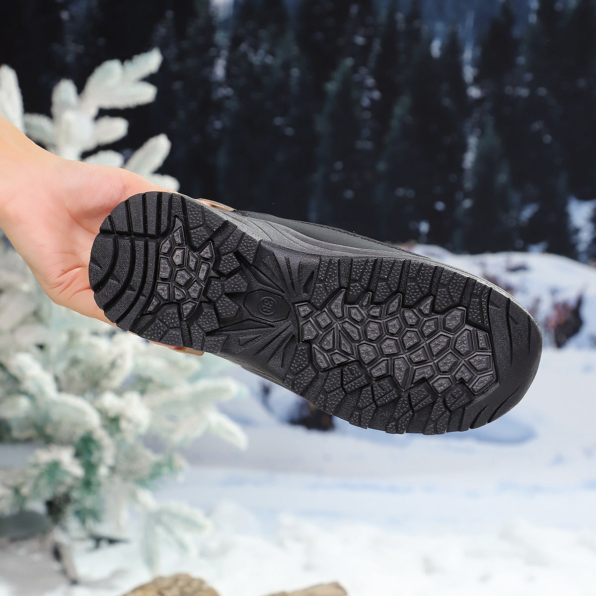 Women's Waterproof Winter Snow Boots Mid Calf Faux Fur Lined Side Zip