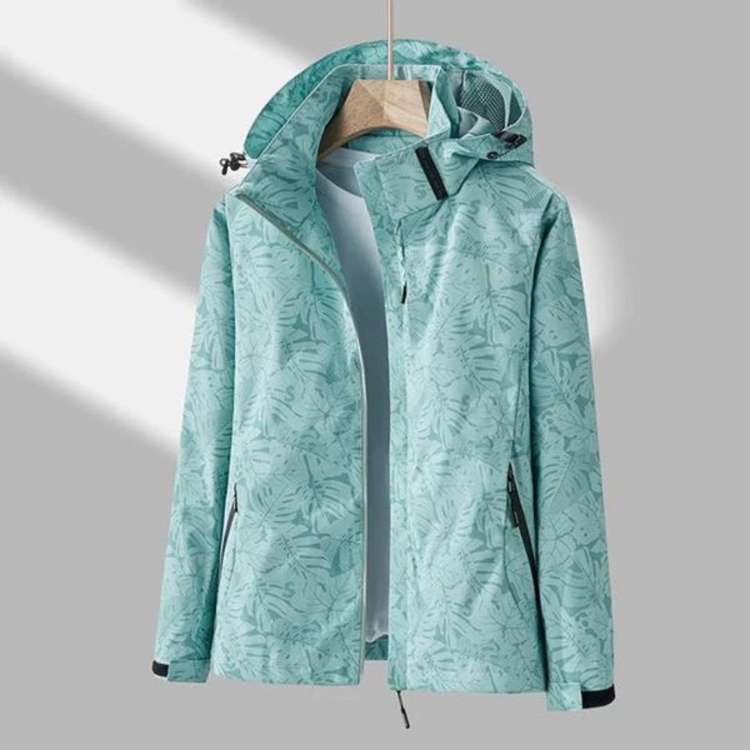 Women's Waterproof Rain Jacket with Zip Closure | For Winter | Size M-4XL | Light Pink, White, Red, Black, Purple, Blue