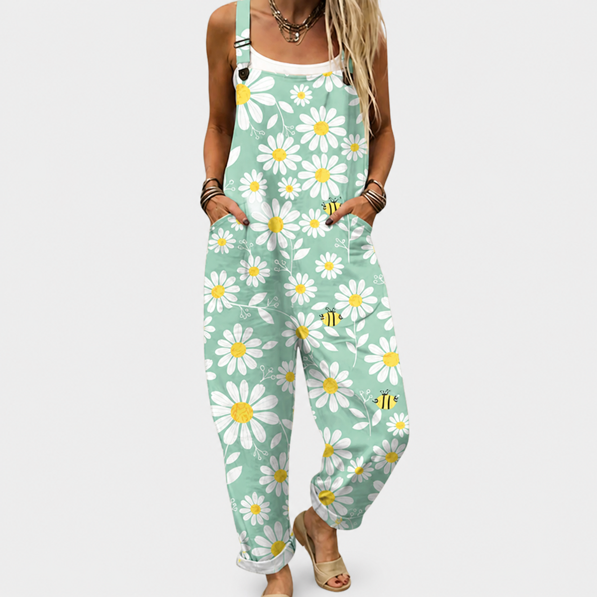 Emilia | Rustic Wide Printed Jumpsuit
