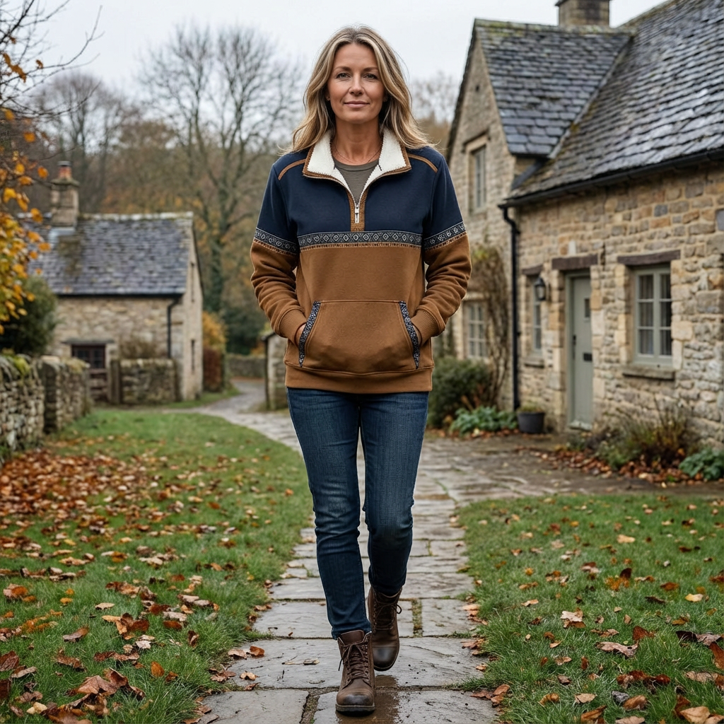 ROSA – COSY HALF ZIP