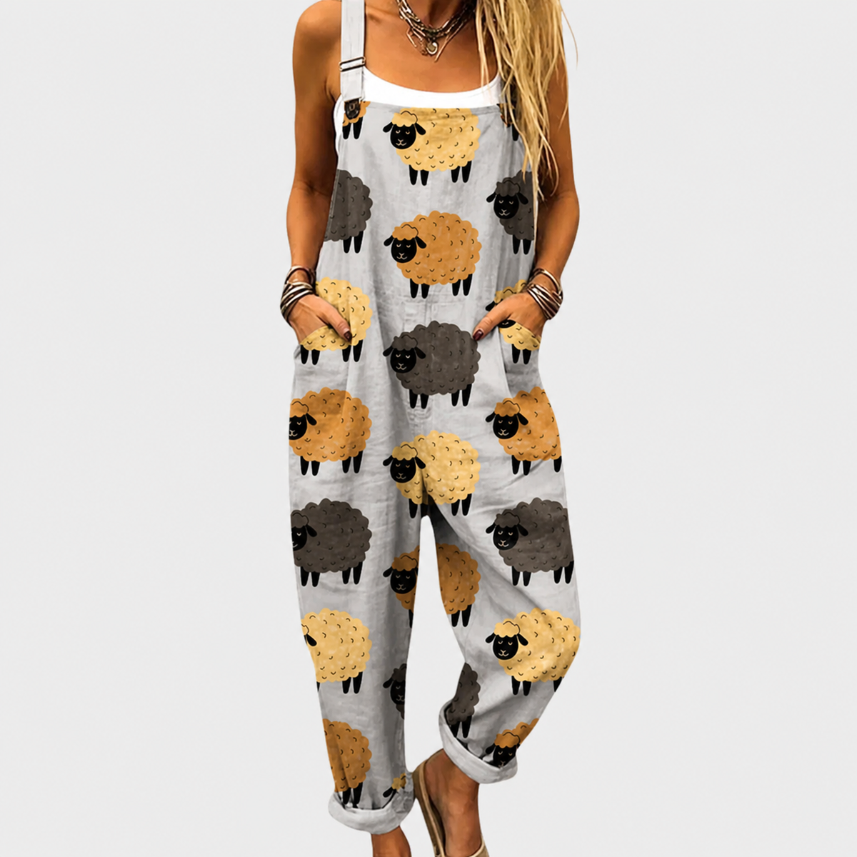 Federica | Happy wide printed jumpsuit