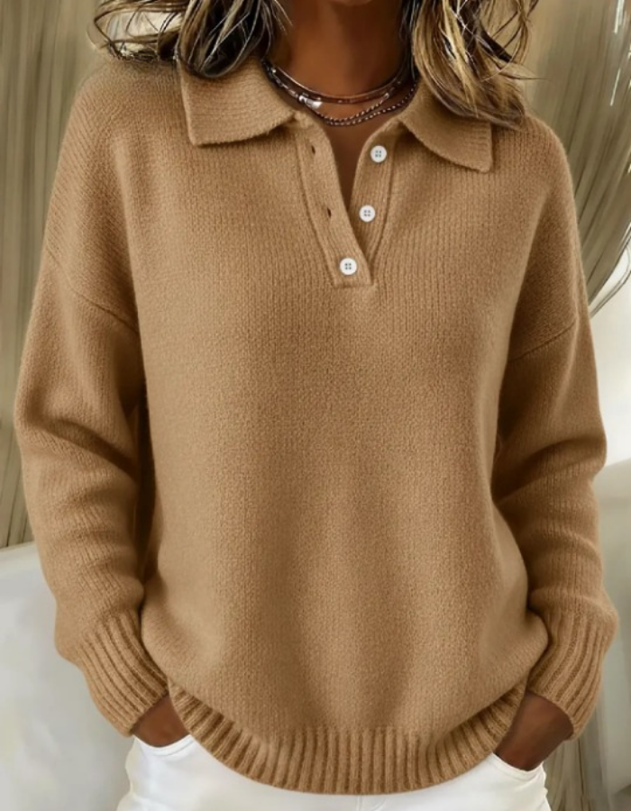 Women's Knit Sweater | Size S-3XL | Blue, Peacock, Red, White, Camel