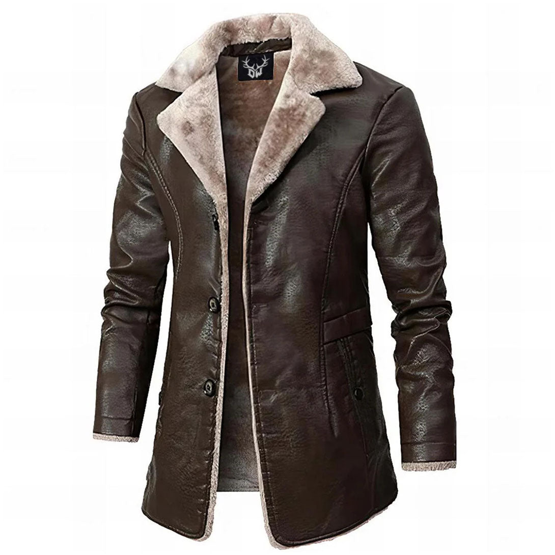 Laurent Monaco · Stylish Casual Leather-Like Jacket