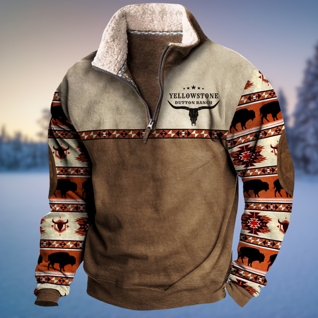 Emil | Mens Winter Sweater with Half-Zip — Relaxed Everyday Knit in 5 Styles | Westmere