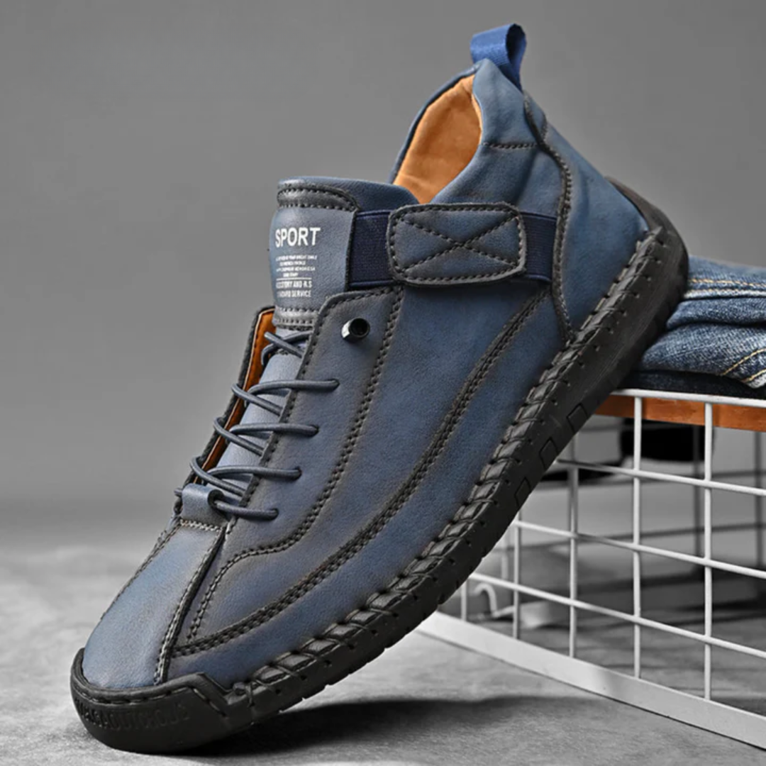 Marshall | Men's Orthopedic Leather-Like Shoes