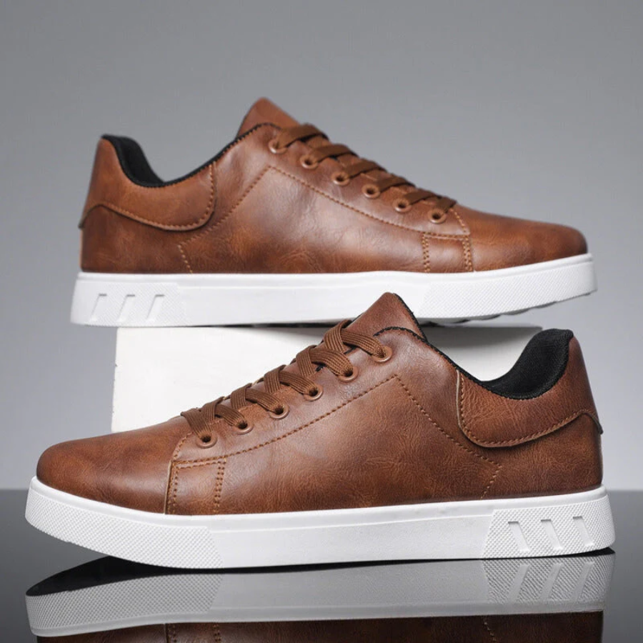 Calvin | Men's Leather-Like City Sneakers