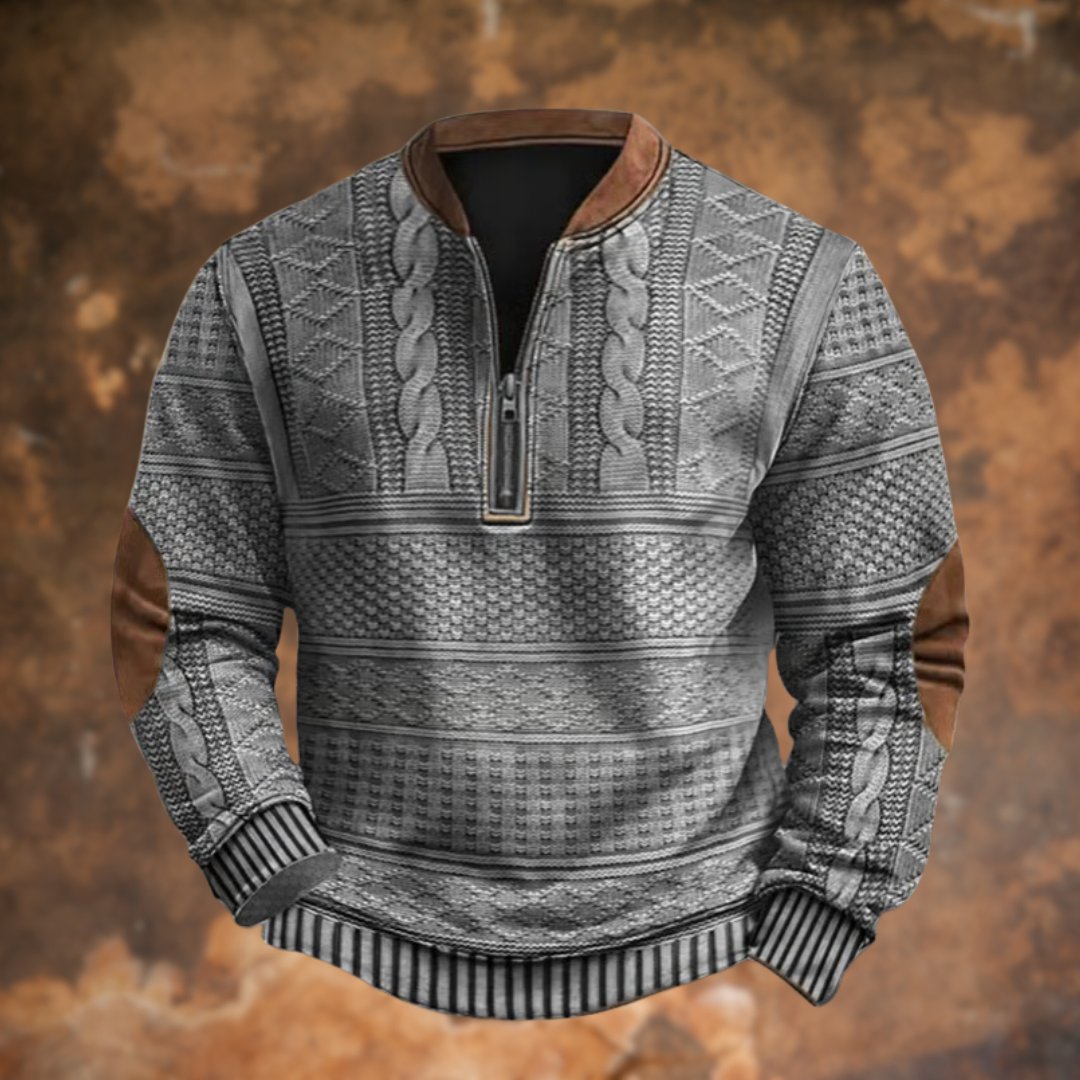 Sven | Mens Classic Winter Jacket with Shearling Lining — Zip Front in 6 Colors M–5XL | Westmere
