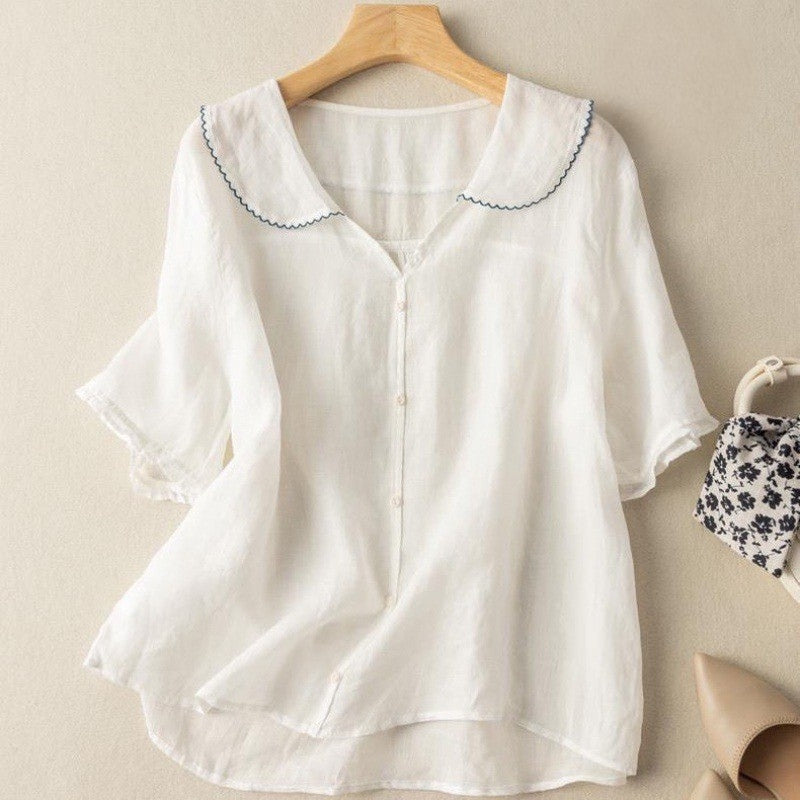 Floréa Linen Blouse