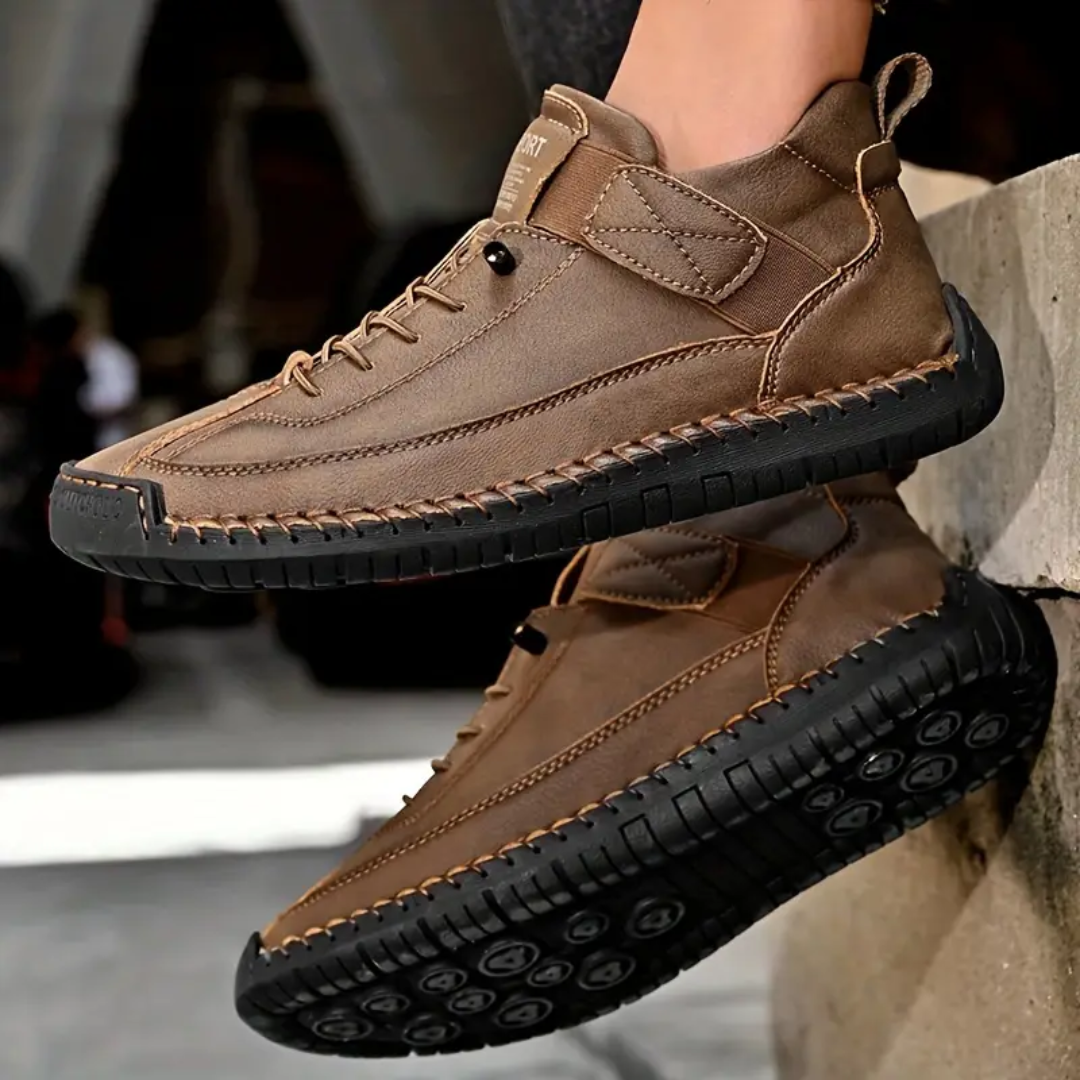 Marshall | Men's Orthopedic Leather-Like Shoes
