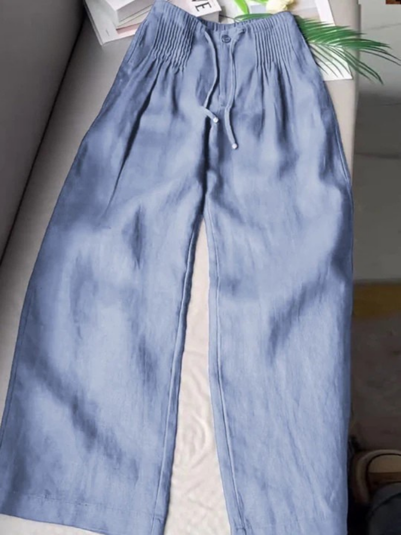 Eva's Boutique | Flowy Wide-Leg Trousers