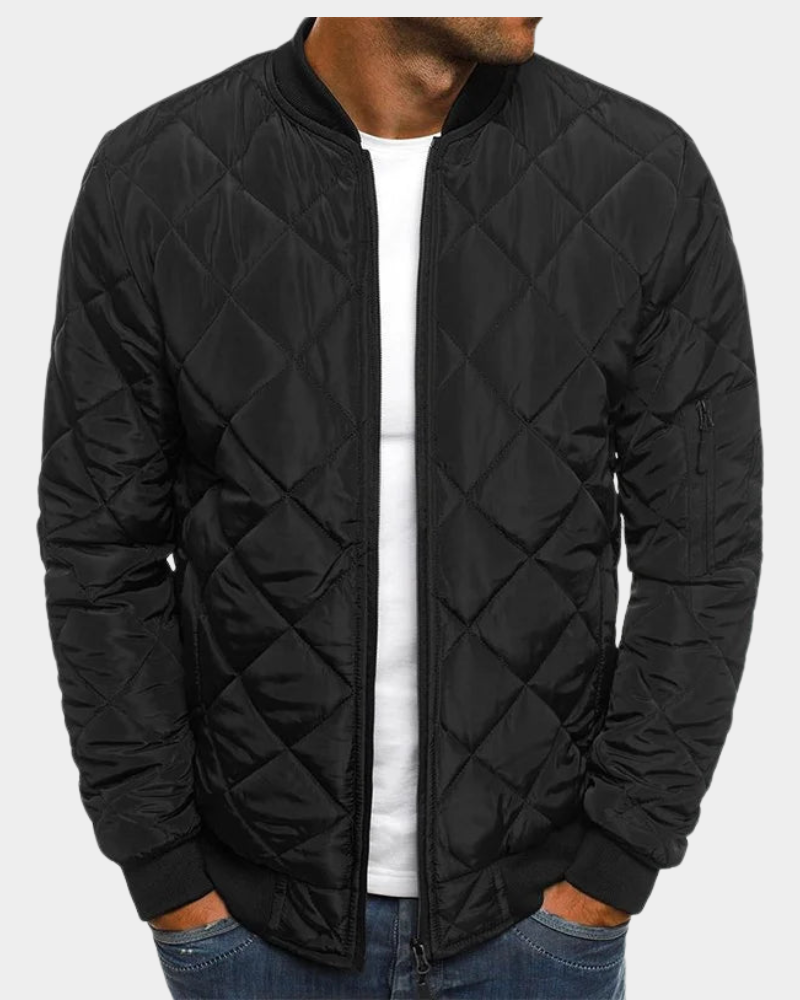 Andrew | Mens Quilted Bomber Jacket — Quilted Bomber Classic in 6 Colors S–3XL | Westmere